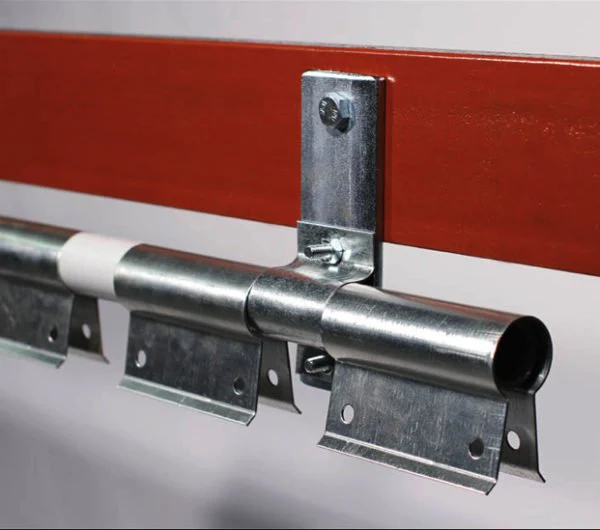 Yellow PVC Strip Curtains Swivel Hinge | Pest Control Warehouse Door - Image 3